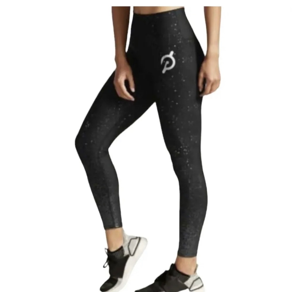 Peloton Sparkle Black Flex Leggings in XS